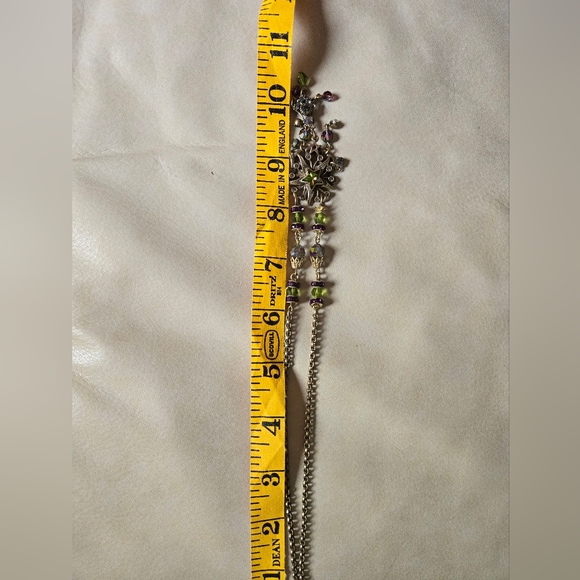 Kirks Folly Necklace Stars Crystals Multicolor Dangly Sparkly Statement Festival - Picture 9 of 16